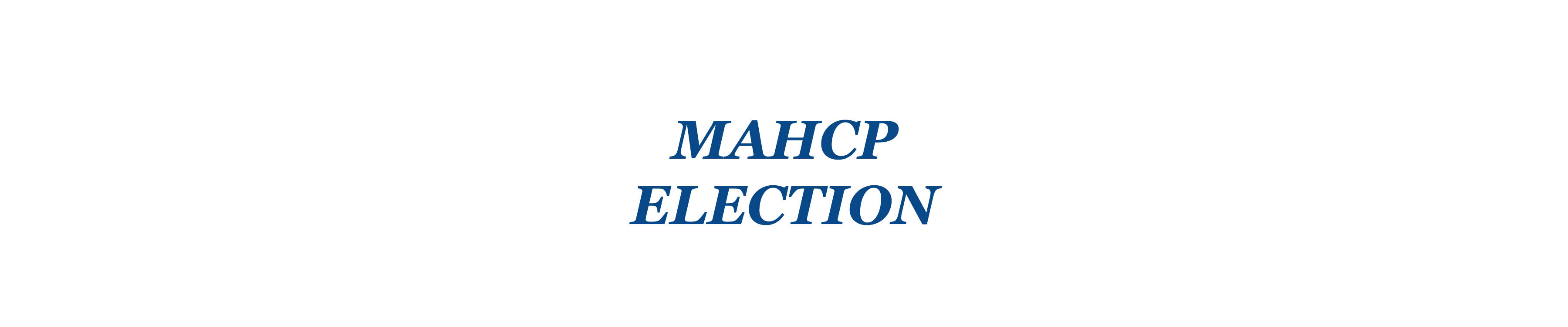 Signed MAHCP card required to vote in VP election