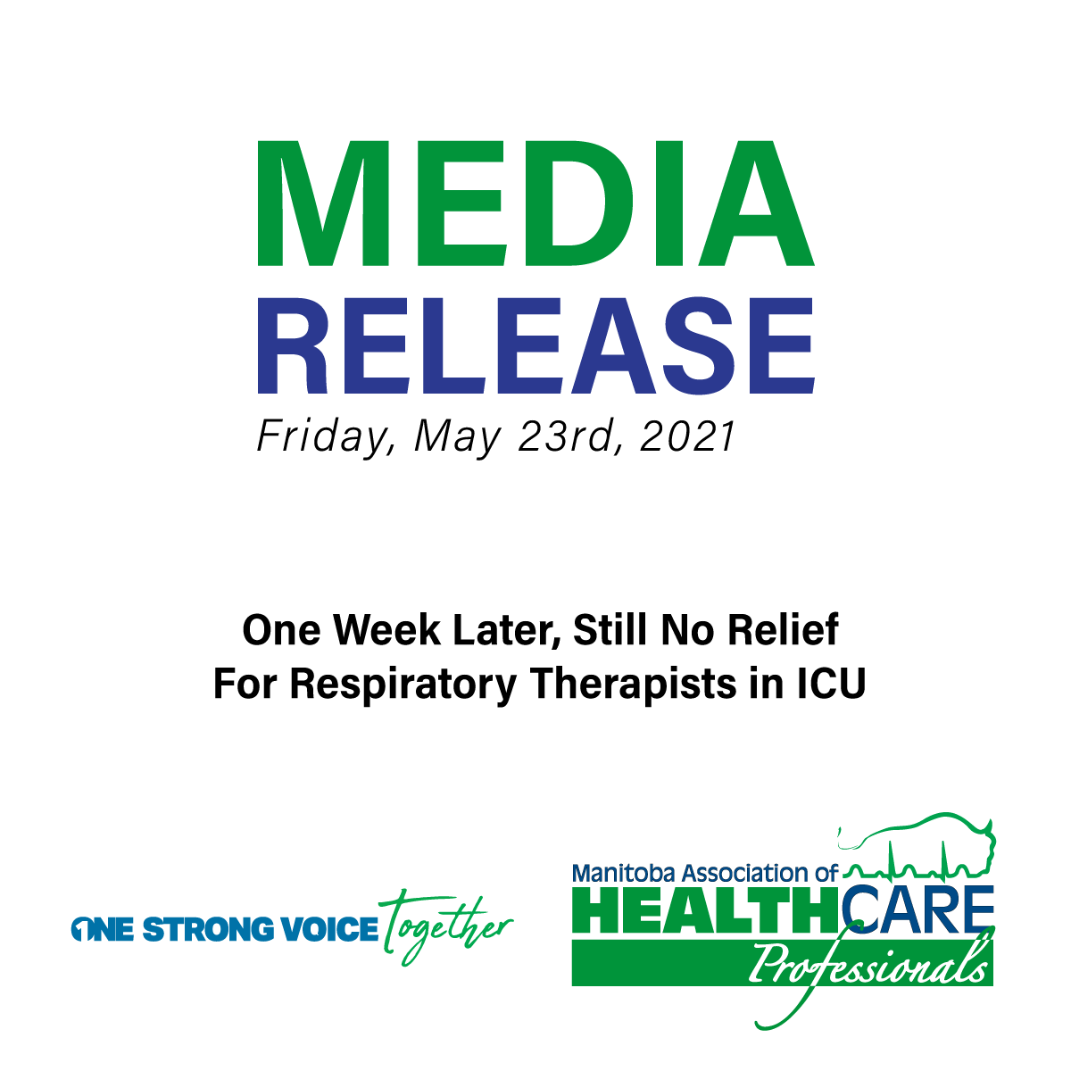 MEDIA RELEASE – Still No Relief for RT’s