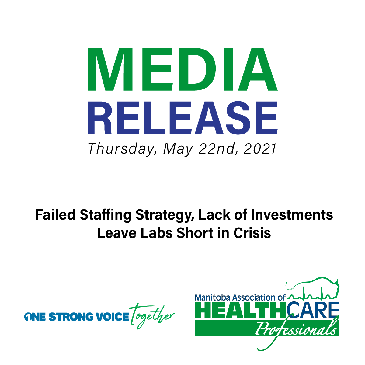 Media Release – Labs in Crisis