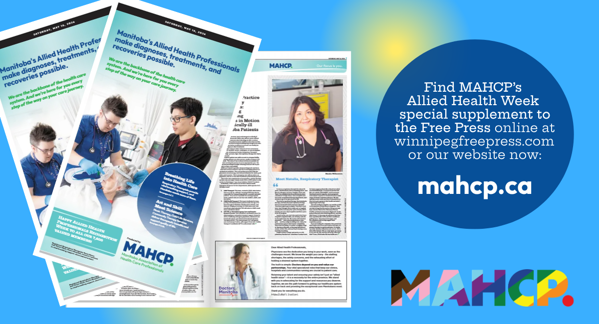MAHCP’s Allied Health Week special supplement to the Winnipeg Free Press now available online